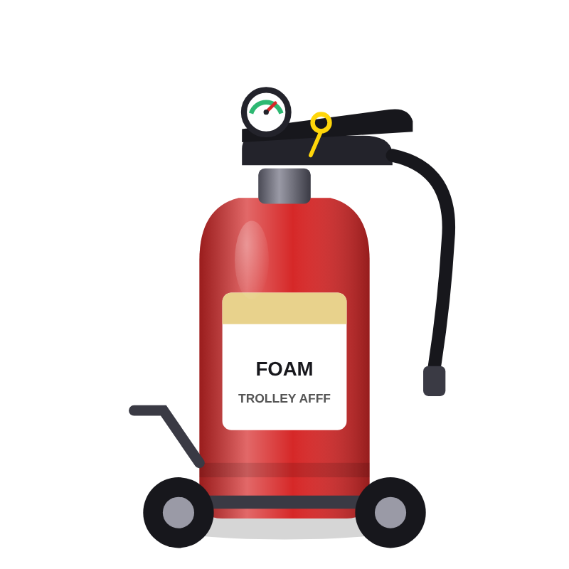 Trolley AFFF Foam Extinguisher