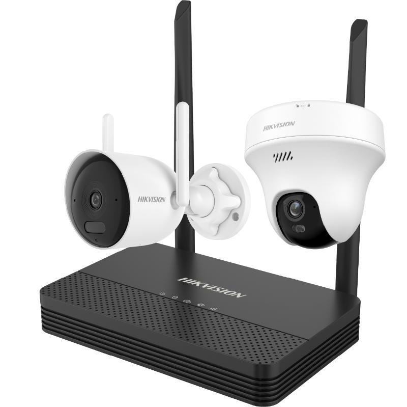 NKS4223WBTH - 2 MP Wi-Fi Bullet Camera + 3 MP Wi-Fi PT Turret Camera + 4-ch NVS