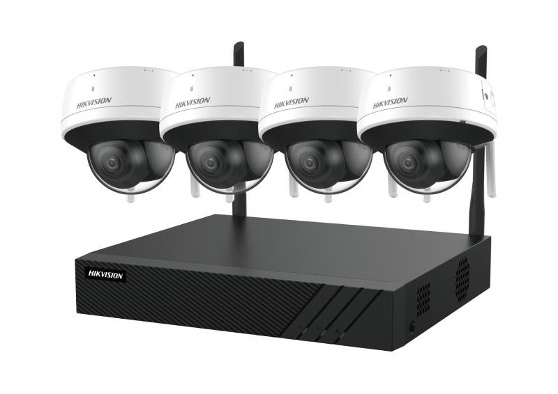 NK844WDH - 4 MP Wi-Fi Dome Camera ×4 + 8-ch Wi-Fi NVR ×1